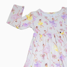 Load image into Gallery viewer, Ballerina Toddler Twirl Dress
